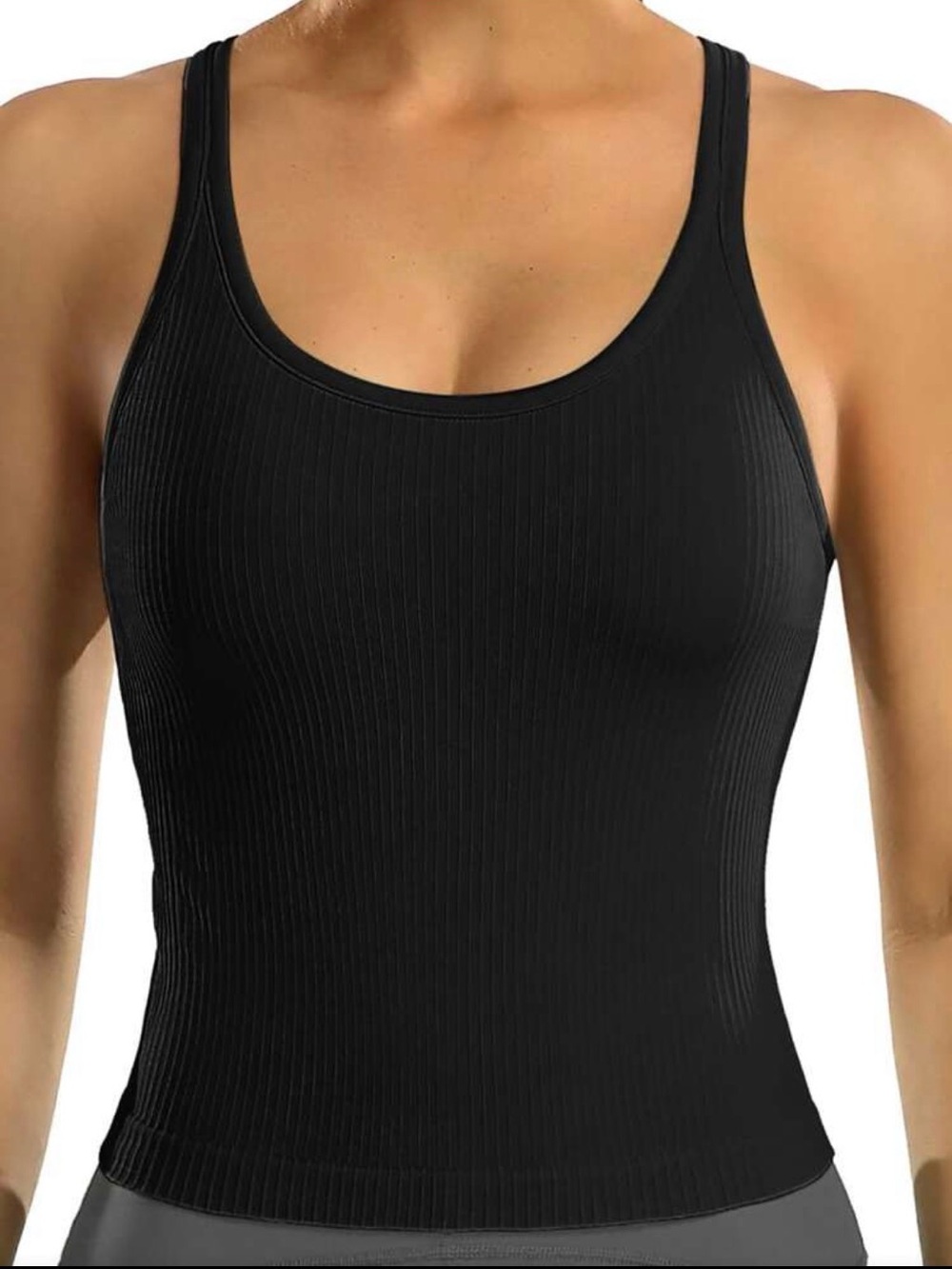 LIKE NEW SHEIN Sports Bra Top With Removable Padding - Sz Large